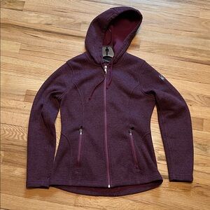 Spyder Women's Endure Stryke Hoodie - Dark Raspberry